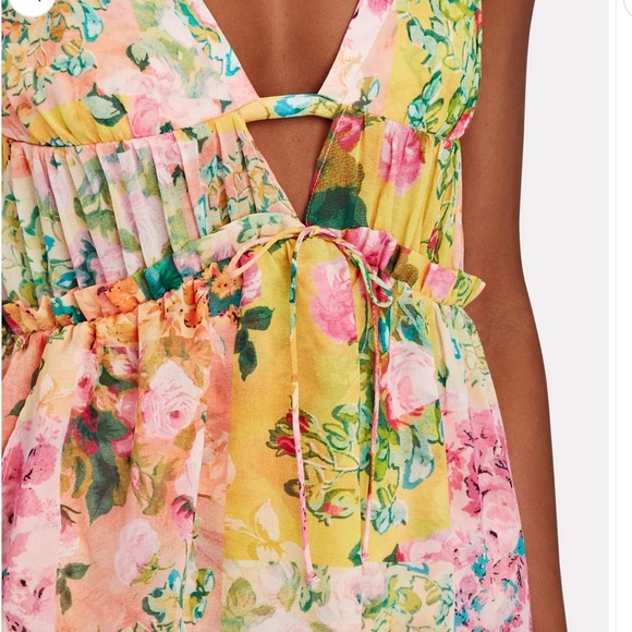 For love and lemons Madison floral high low maxi dress - Picture 3 of 12